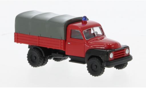Modelauto Hanomag L28 Pritsche laadbak 1950 Brandweer 1/87 Wiking