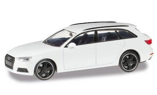 Modelauto Audi A4 avant wit zwart Edition 1/87 Herpa