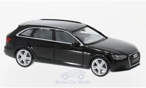 Modelauto Audi A4 avant (B9) zwart 1/87 Herpa