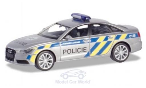 Modelauto Audi A6 police Politie Prag 1/87 Herpa