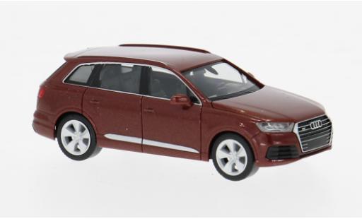Modelauto Audi Q7 suv rood 1/87 Herpa