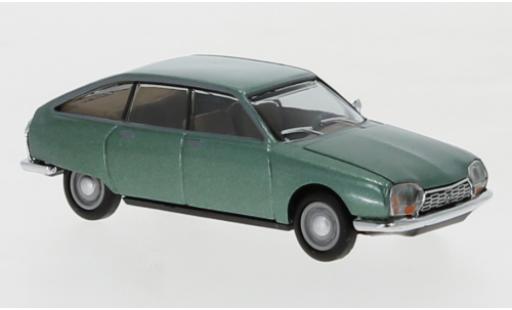 Modelauto Citroen GS Berline metallic groen 1/87 Herpa