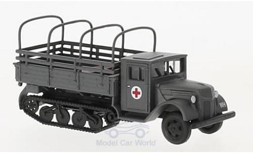 Modelauto Ford 987 Maultier Sanit&Atilde;&curren;tsfahrzeug Wehrmacht / Ostfront met laadbak en Spriegel 1/87 Herpa