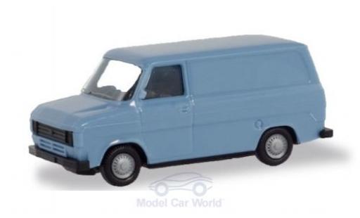 Modelauto Ford Transit Kastenwagen bestelwagen blauw 1/87 Herpa