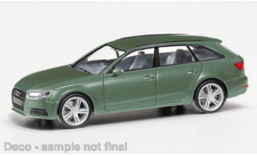 Modelauto Audi A4 avant metallic groen 1/87 Herpa