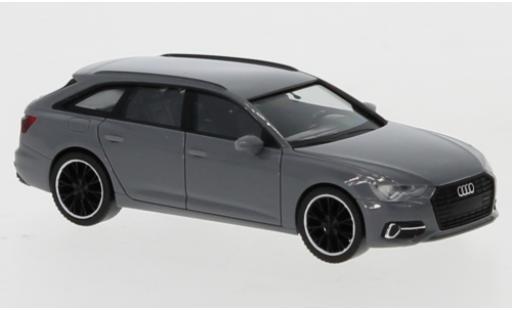 Modelauto Audi A6 avant (C8) grijs 1/87 Herpa