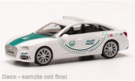 Modelauto Audi A6 police Dubai Politie 1/87 Herpa