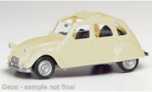 Modelauto Citroen 2CV Berline beige 1/87 Herpa