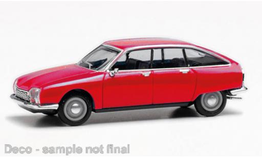 Modelauto Citroen GS Berline rood 1/87 Herpa