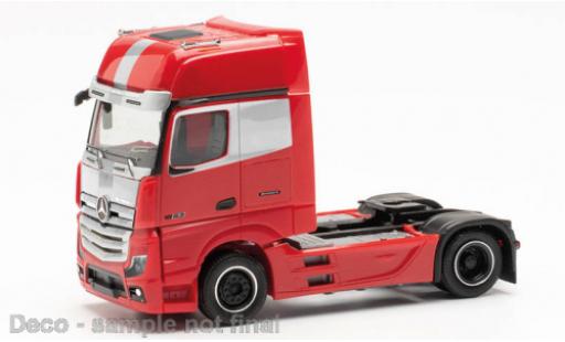 Modelauto Mercedes Actros Gigaspace Edition 3 rood 2018 1/87 Herpa