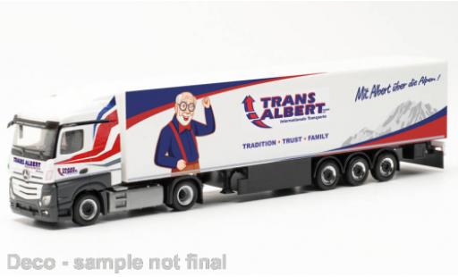Modelauto Mercedes Actros Streamspace 2.5 Transalbert (I) 1/87 Herpa