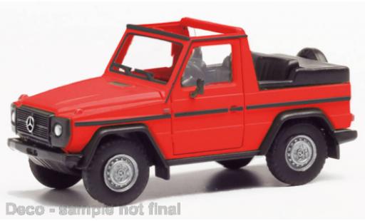 Modelauto Mercedes Classe G Base G-classe cabriolet rood 1/87 Herpa
