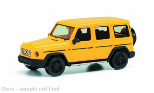 Modelauto Mercedes Classe G Base G-classe metallic geel 1/87 Herpa