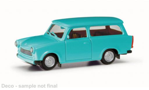 Modelauto Trabant 601 Universal turquoise 1/87 Herpa