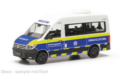 Modelauto Volkswagen Crafter Bus HD politie municipale D&Atilde;&frac14;sseldorf ELW 1/87 Herpa