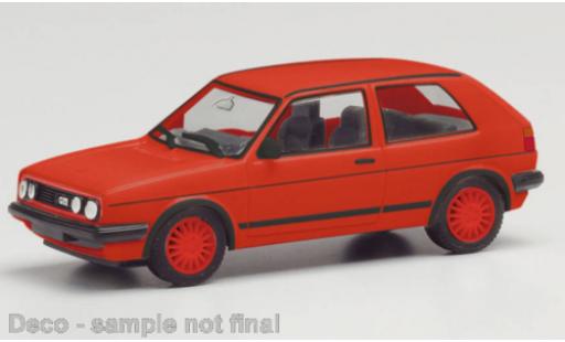 Modelauto Volkswagen Golf GTI II rood 1/87 Herpa