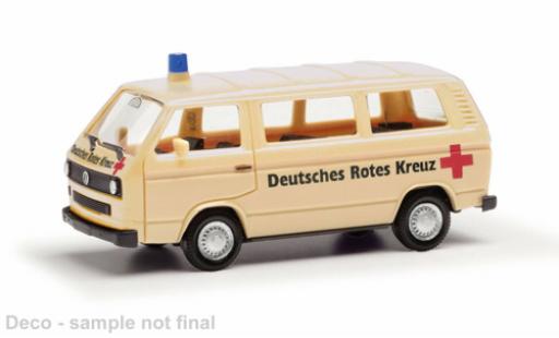 Modelauto Volkswagen T3 Base bus DRK - Allemand Rotes Kreuz 1/87 Herpa