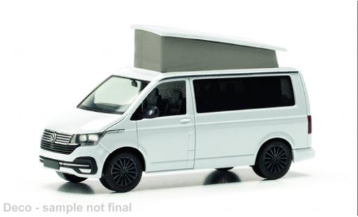Modelauto Volkswagen T6 T6.1 .1 California wit 1/87 Herpa