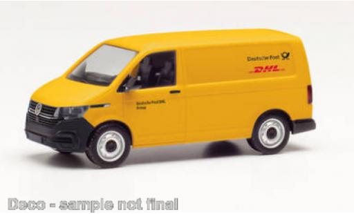 Modelauto Volkswagen T6 T6.1 .1 bestelwagen Allemand Post / DHL 1/87 Herpa