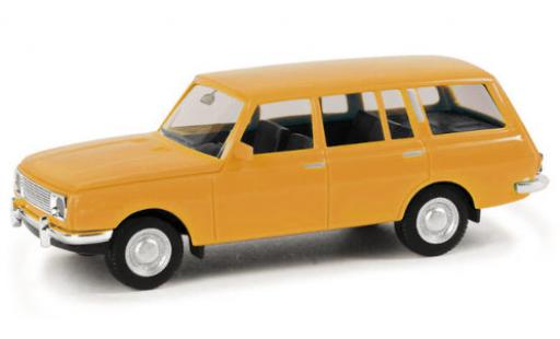 Modelauto Wartburg 353 Tourist geel 1966 1/87 Herpa