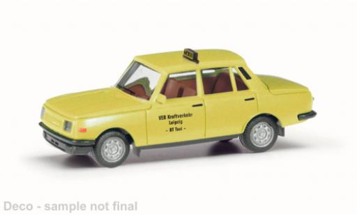Modelauto Wartburg 353 Base VEB Kraftverkehr Leipzig / Taxi 1985 1/87 Herpa