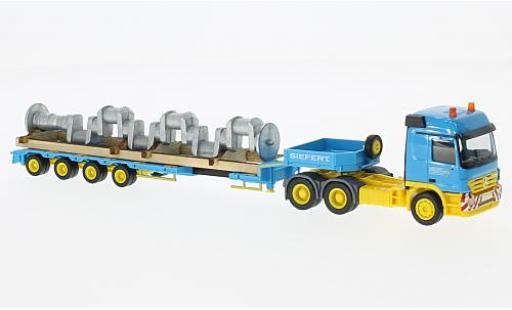Modelauto Mercedes Actros Base L 02 6x4 Siefert Semi bas-SZ avec Kurbelwelle sans Vitrine 1/87 Herpa