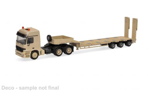 Modelauto Mercedes Actros Base L beige Belgian Army 1/87 Herpa