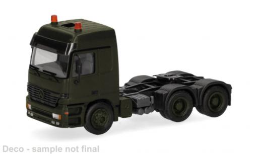 Modelauto Mercedes Actros Base L olijfgroen Belgian Army 1/87 Herpa