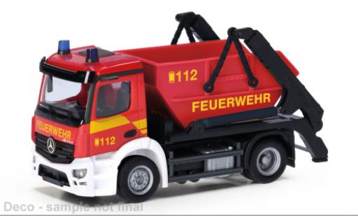 Modelauto Mercedes Actros Base S Brandweer 1/87 Herpa