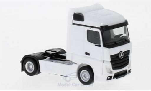Modelauto Mercedes Actros Streamspace 2.5 wit 2018 Zugmaschine 1/87 Herpa