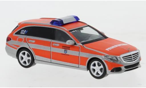 Modelauto Mercedes Classe C T-Modell Elegance Brandweer Saarbr&Atilde;&frac14;cken 1/87 Herpa
