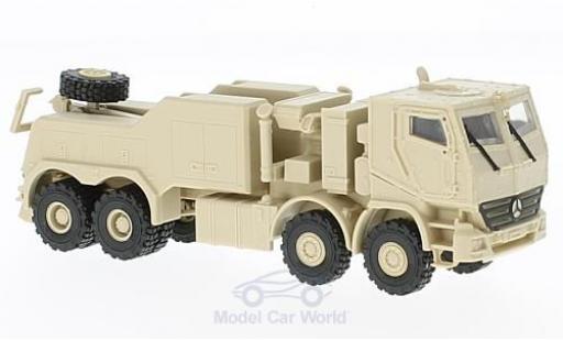 Modelauto Mercedes Actros Base mat-beige gepanzertes Bergefahrzeug 1/87 Herpa