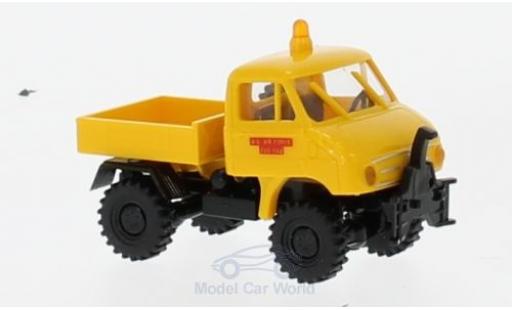 Modelauto Mercedes Unimog 406-425 U411 laadbak US Air Force Berlin 1/87 Herpa