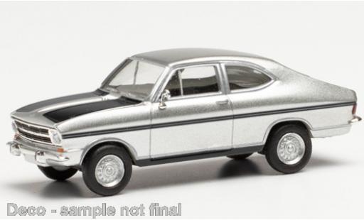 Modelauto Opel Kadett B Coupe B grijs/zwart 1/87 Herpa