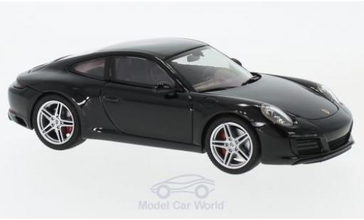 Modelauto Porsche 911 SC (/2) Carrera zwart 1/43 Herpa