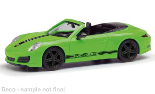 Modelauto Porsche 911 Carrera 2 groen 1/87 Herpa