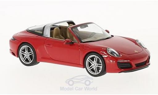 Modelauto Porsche 911 Targa 4 rood 1/43 Herpa