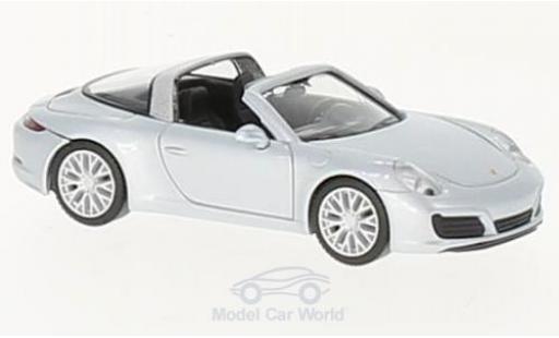 Modelauto Porsche 911 Targa 4S grijs 1/87 Herpa