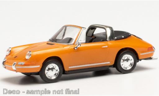 Modelauto Porsche 911 Targa oranje 1/87 Herpa