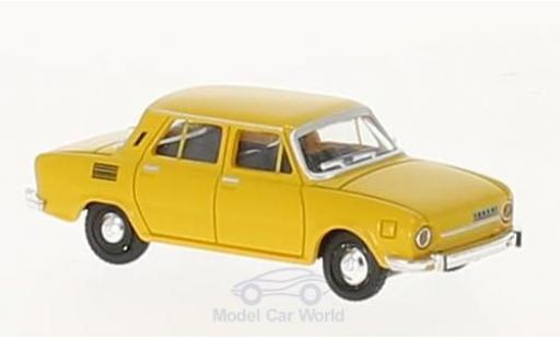 Modelauto Skoda 110 L geel 1/87 Herpa