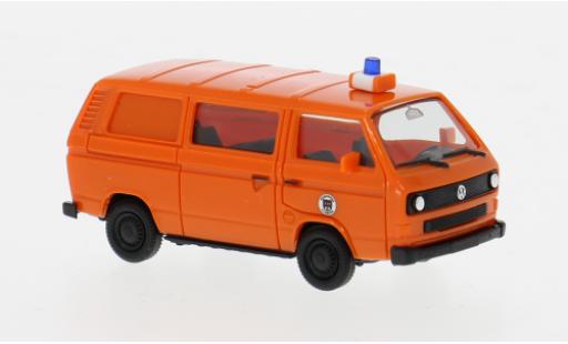 Modelauto Volkswagen T3 Base Brandweer Hamburg 1/87 Herpa