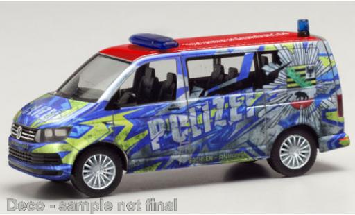 Modelauto Volkswagen T6 T6 Bus Politie Sachsen-Anhalt Infomobil 1/87 Herpa