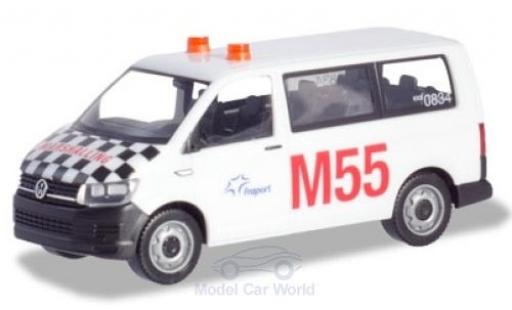 Modelauto Volkswagen T6 T6 Multivan Fraport Marshalling 1/87 Herpa