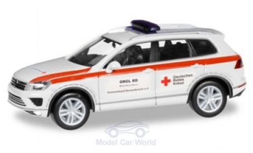 Modelauto Volkswagen Touareg Base DRK Grevenbroich 1/87 Herpa