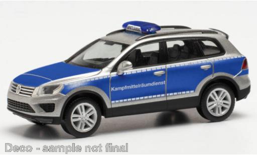 Modelauto Volkswagen Touareg Base Kampfmittelr&Atilde;&curren;umdienst Schleswig-Holstein 1/87 Herpa