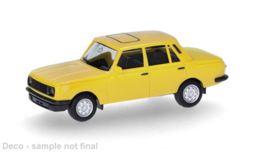 Modelauto Wartburg 353 Base geel 1984 1/87 Herpa