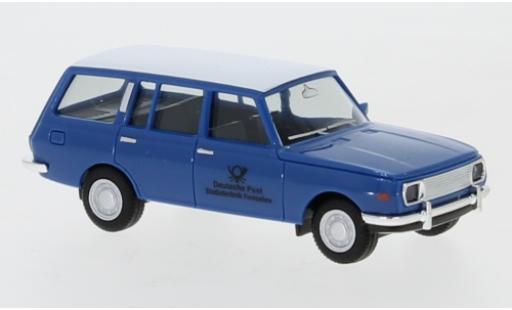 Modelauto Wartburg 353 Tourist Deutsche Post / Studio Technik Fernsehen 1966 1/87 Herpa