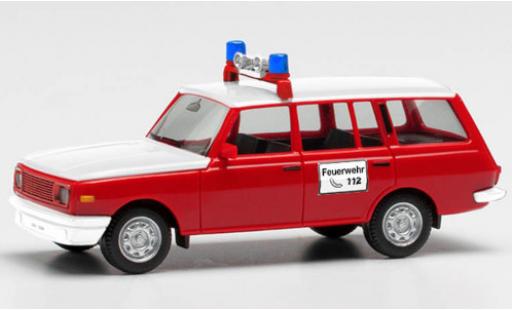 Modelauto Wartburg 353 Tourist Freiwillige Brandweer Wittstock 1985 1/87 Herpa