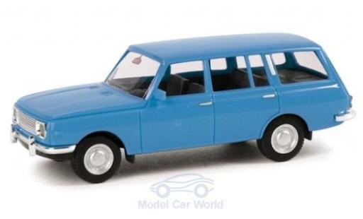 Modelauto Wartburg 353 Tourist blauw 1966 1/87 Herpa