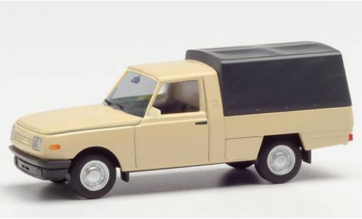 Modelauto Wartburg 353 Trans beige 1985 avec toile 1/87 Herpa
